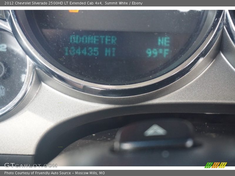 Summit White / Ebony 2012 Chevrolet Silverado 2500HD LT Extended Cab 4x4