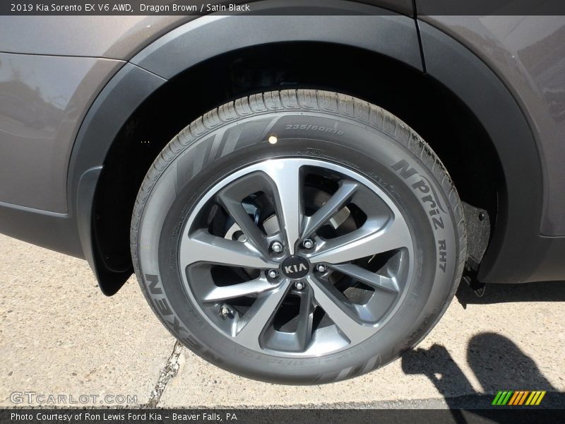 Dragon Brown / Satin Black 2019 Kia Sorento EX V6 AWD