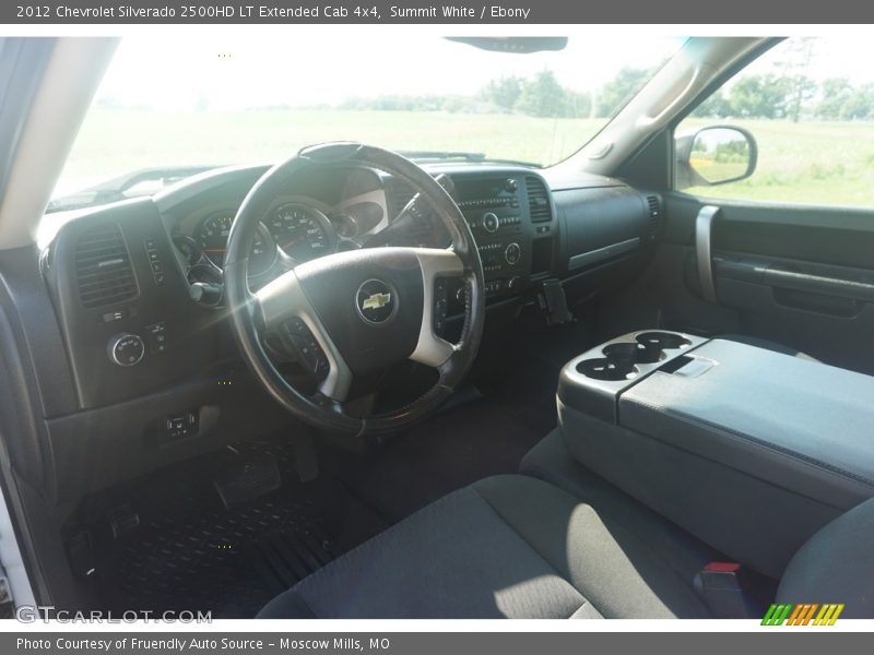 Summit White / Ebony 2012 Chevrolet Silverado 2500HD LT Extended Cab 4x4