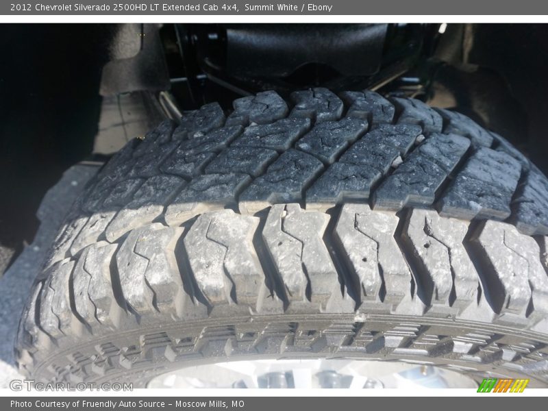 Summit White / Ebony 2012 Chevrolet Silverado 2500HD LT Extended Cab 4x4