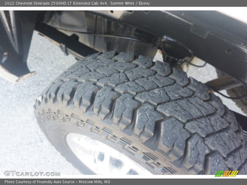 Summit White / Ebony 2012 Chevrolet Silverado 2500HD LT Extended Cab 4x4