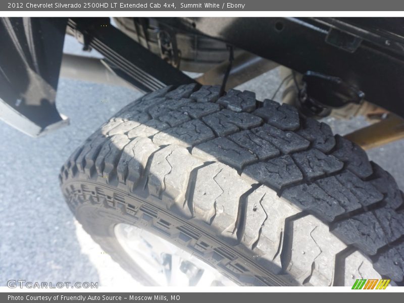 Summit White / Ebony 2012 Chevrolet Silverado 2500HD LT Extended Cab 4x4