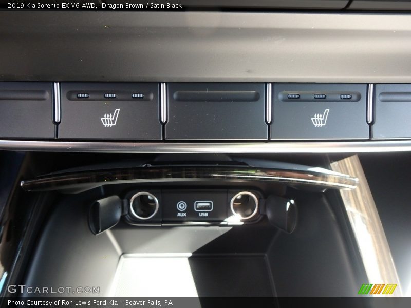 Dragon Brown / Satin Black 2019 Kia Sorento EX V6 AWD