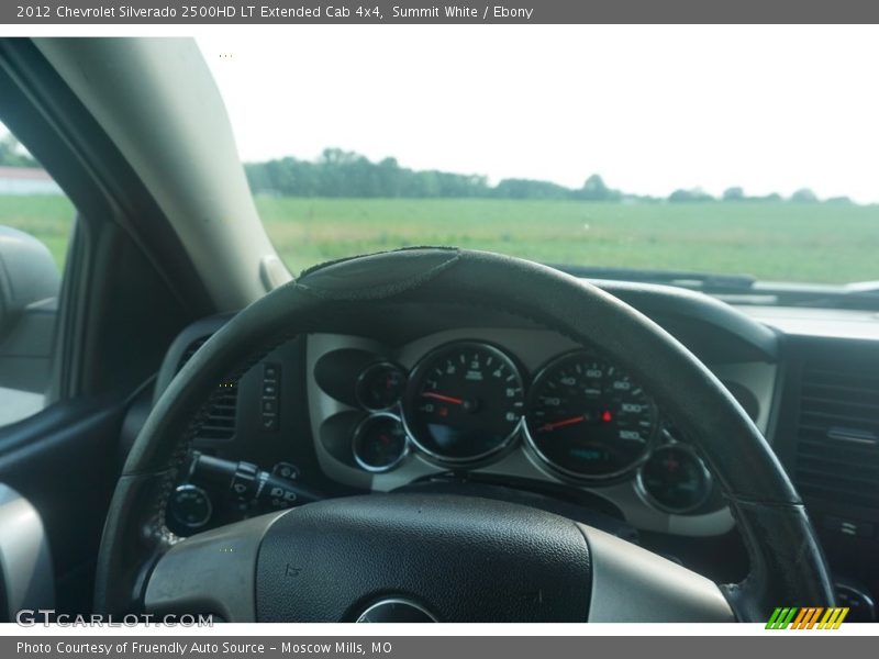 Summit White / Ebony 2012 Chevrolet Silverado 2500HD LT Extended Cab 4x4