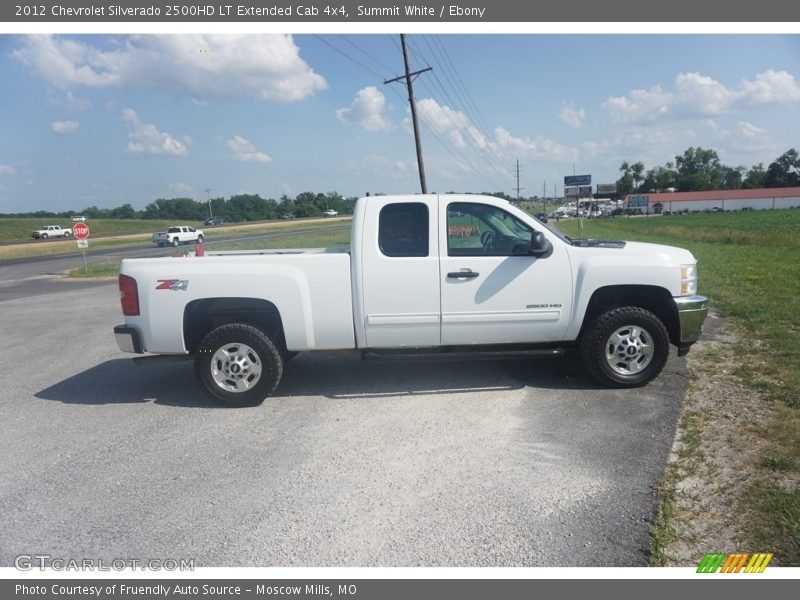 Summit White / Ebony 2012 Chevrolet Silverado 2500HD LT Extended Cab 4x4