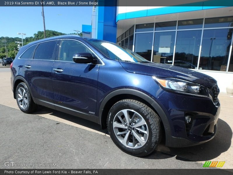 Front 3/4 View of 2019 Sorento EX V6 AWD