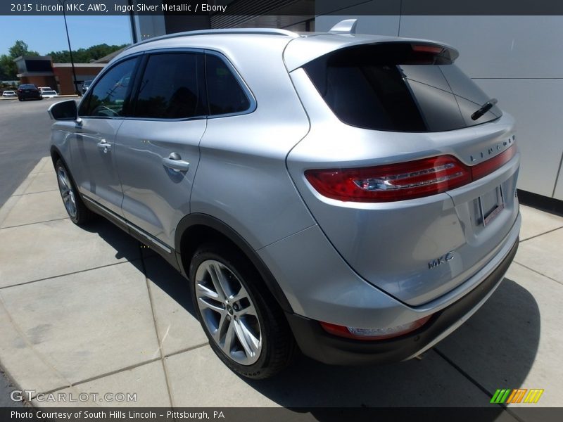 Ingot Silver Metallic / Ebony 2015 Lincoln MKC AWD