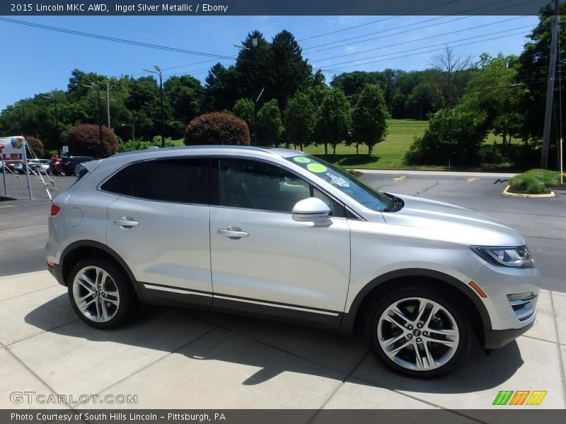 Ingot Silver Metallic / Ebony 2015 Lincoln MKC AWD