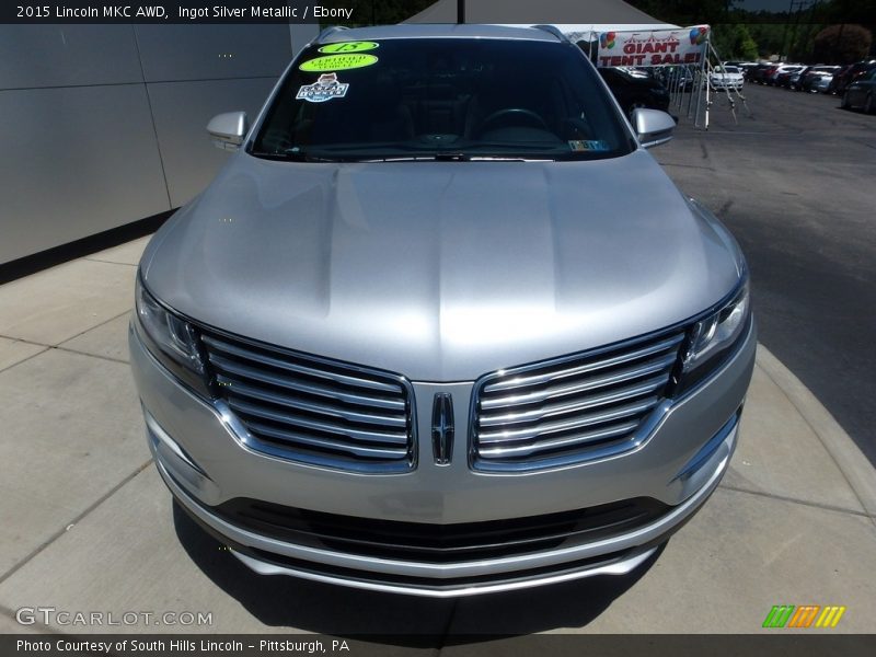 Ingot Silver Metallic / Ebony 2015 Lincoln MKC AWD