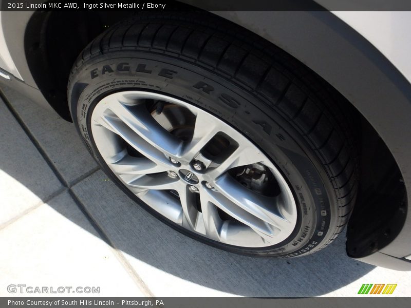 Ingot Silver Metallic / Ebony 2015 Lincoln MKC AWD