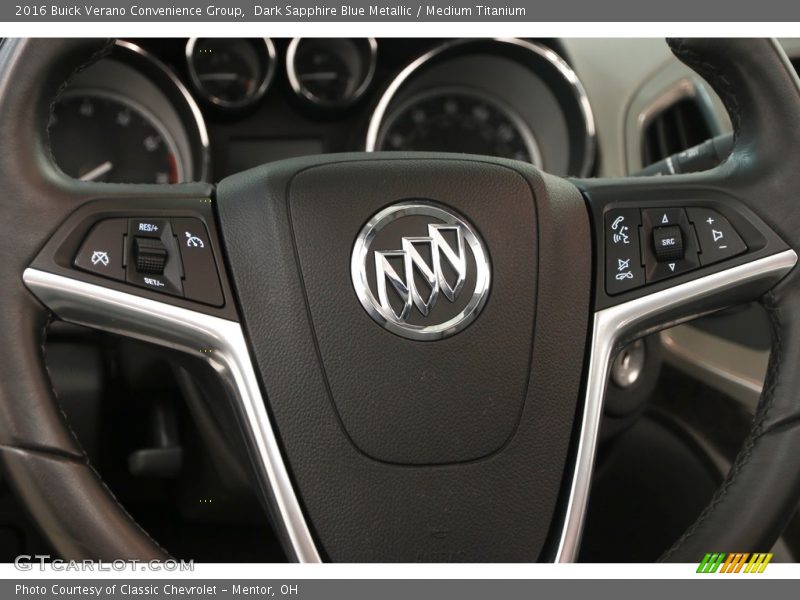 Dark Sapphire Blue Metallic / Medium Titanium 2016 Buick Verano Convenience Group