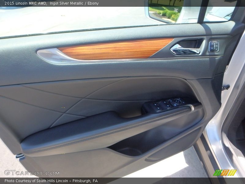 Ingot Silver Metallic / Ebony 2015 Lincoln MKC AWD