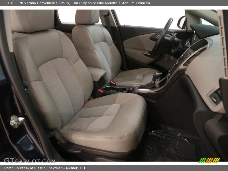 Dark Sapphire Blue Metallic / Medium Titanium 2016 Buick Verano Convenience Group