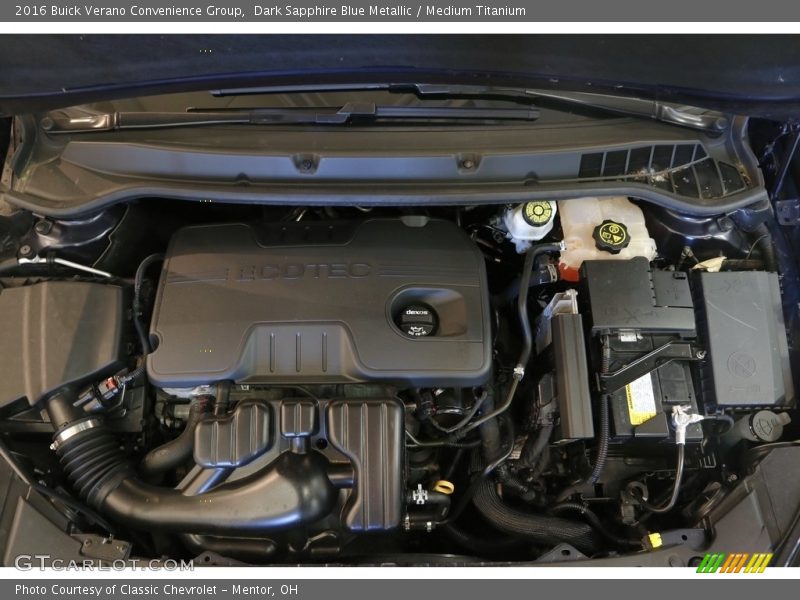Dark Sapphire Blue Metallic / Medium Titanium 2016 Buick Verano Convenience Group