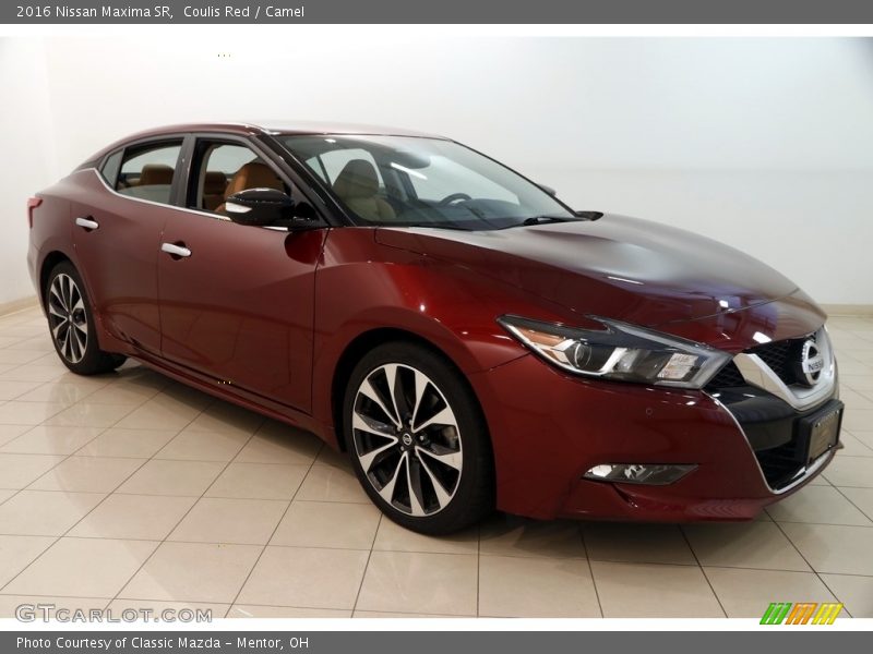 Coulis Red / Camel 2016 Nissan Maxima SR