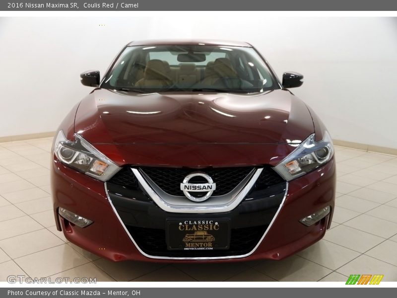 Coulis Red / Camel 2016 Nissan Maxima SR