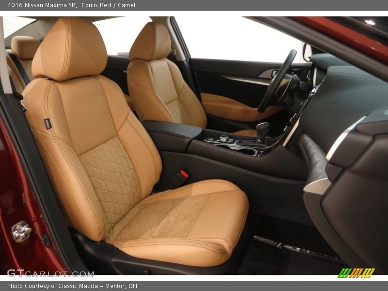 Coulis Red / Camel 2016 Nissan Maxima SR
