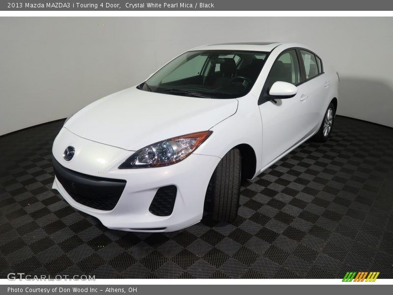 Crystal White Pearl Mica / Black 2013 Mazda MAZDA3 i Touring 4 Door