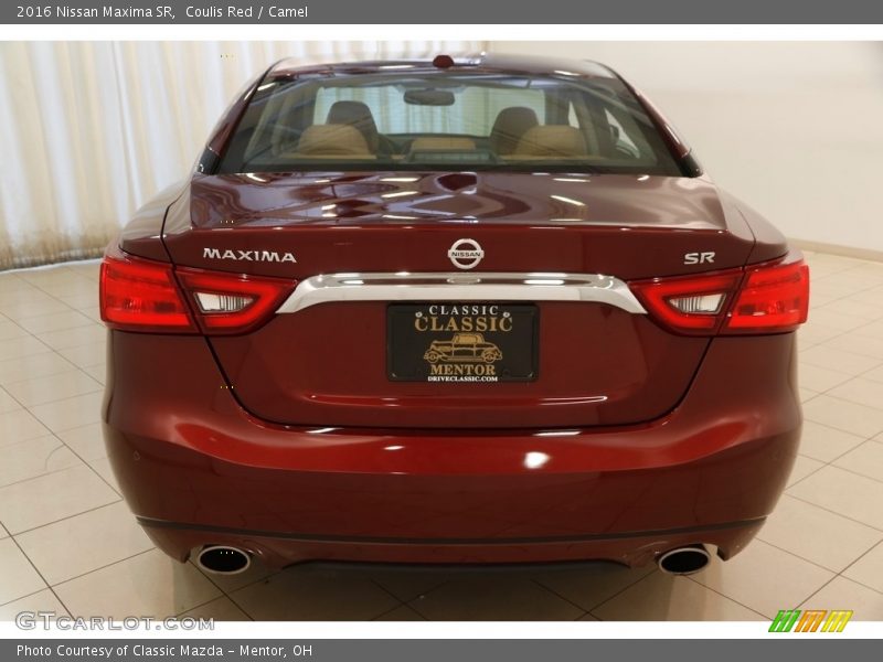 Coulis Red / Camel 2016 Nissan Maxima SR