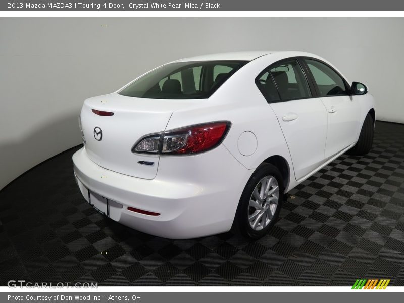 Crystal White Pearl Mica / Black 2013 Mazda MAZDA3 i Touring 4 Door