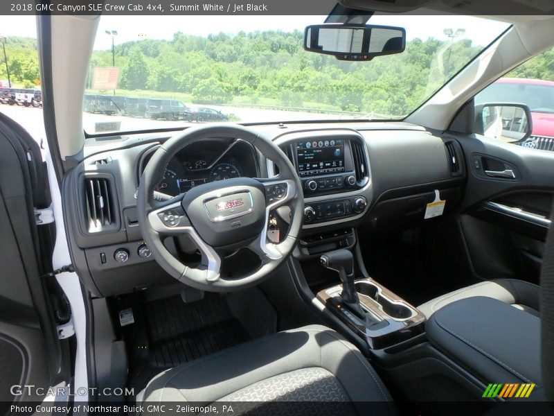 Summit White / Jet Black 2018 GMC Canyon SLE Crew Cab 4x4