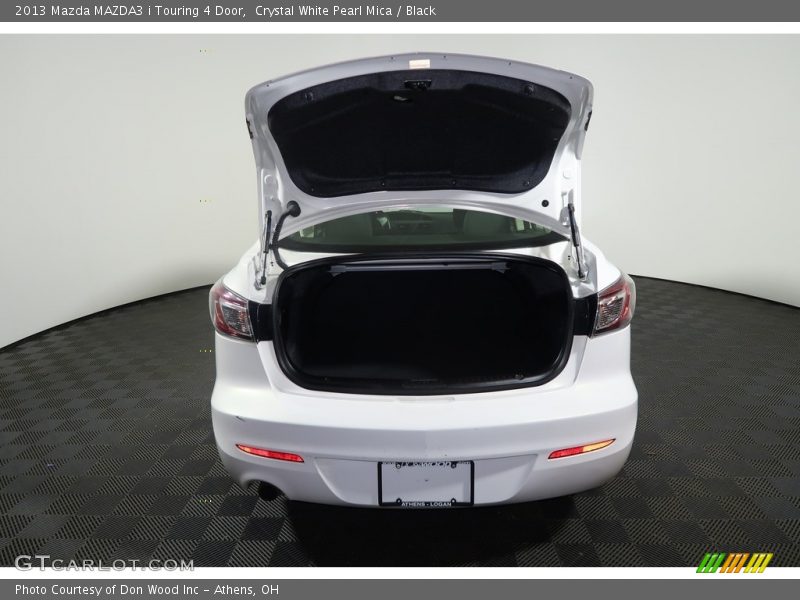 Crystal White Pearl Mica / Black 2013 Mazda MAZDA3 i Touring 4 Door