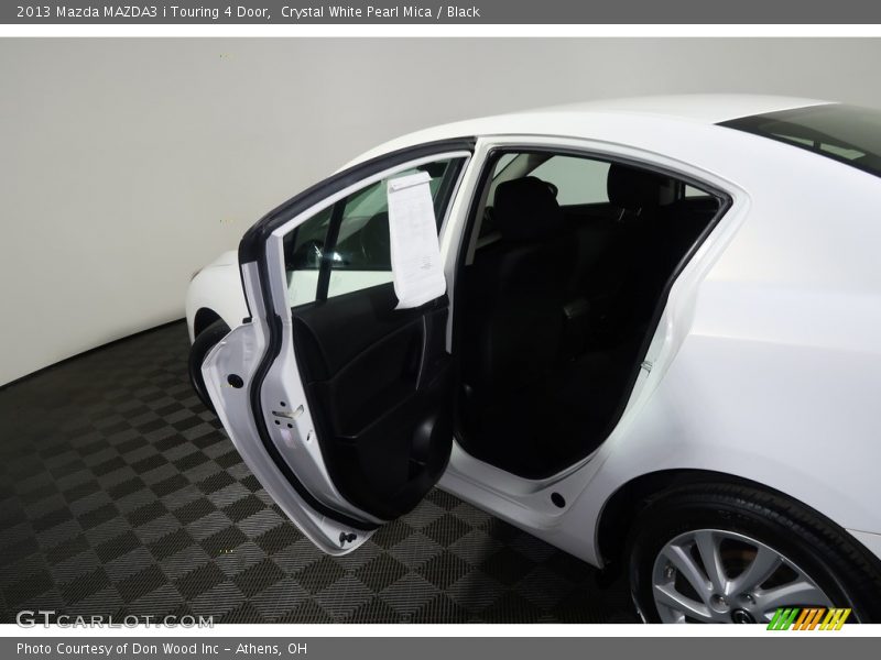 Crystal White Pearl Mica / Black 2013 Mazda MAZDA3 i Touring 4 Door