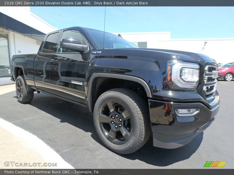 Onyx Black / Dark Ash/Jet Black 2018 GMC Sierra 1500 Elevation Double Cab 4WD