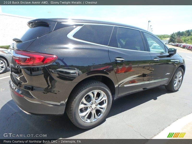 Ebony Twilight Metallic / Chestnut 2018 Buick Enclave Avenir AWD