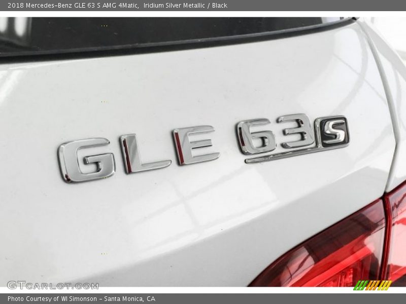 Iridium Silver Metallic / Black 2018 Mercedes-Benz GLE 63 S AMG 4Matic