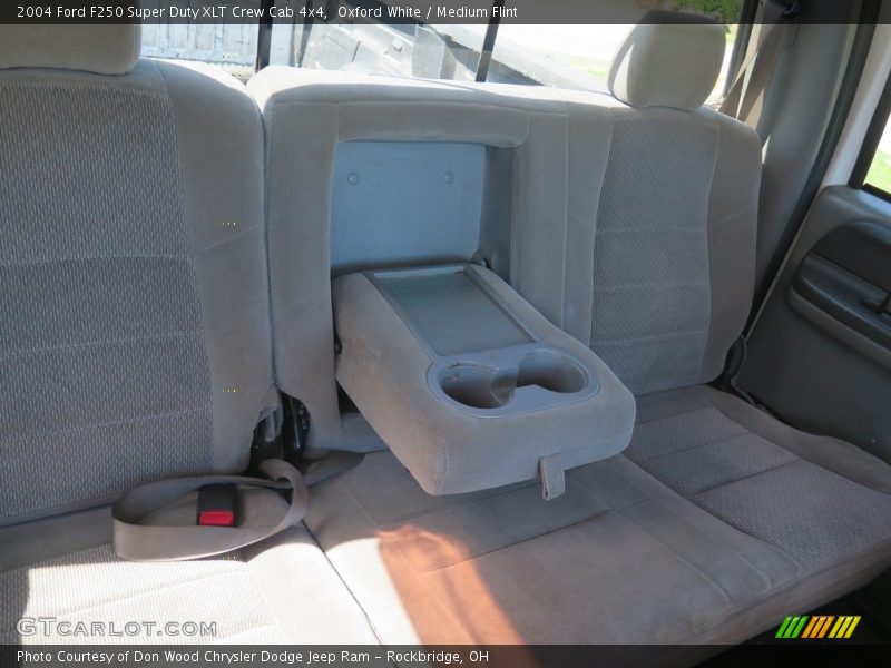 Oxford White / Medium Flint 2004 Ford F250 Super Duty XLT Crew Cab 4x4