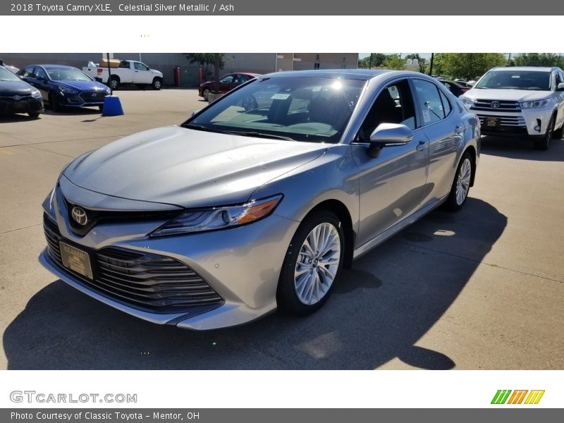 Celestial Silver Metallic / Ash 2018 Toyota Camry XLE