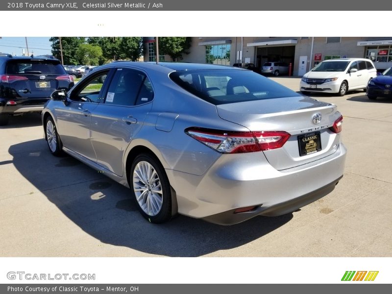 Celestial Silver Metallic / Ash 2018 Toyota Camry XLE