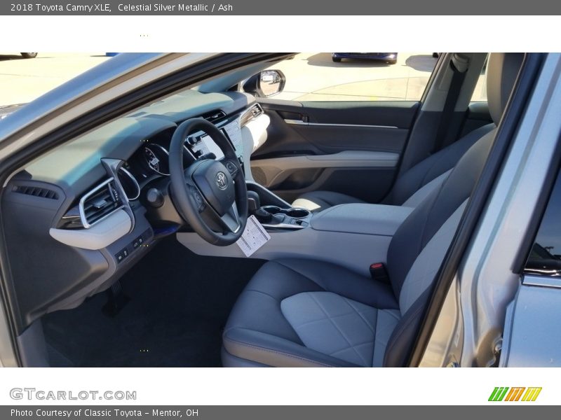 Celestial Silver Metallic / Ash 2018 Toyota Camry XLE