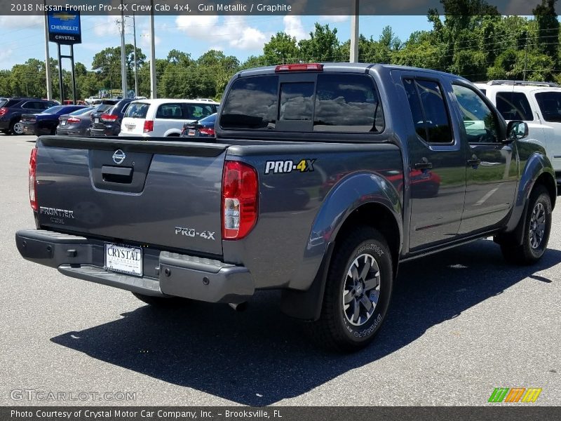 Gun Metallic / Graphite 2018 Nissan Frontier Pro-4X Crew Cab 4x4