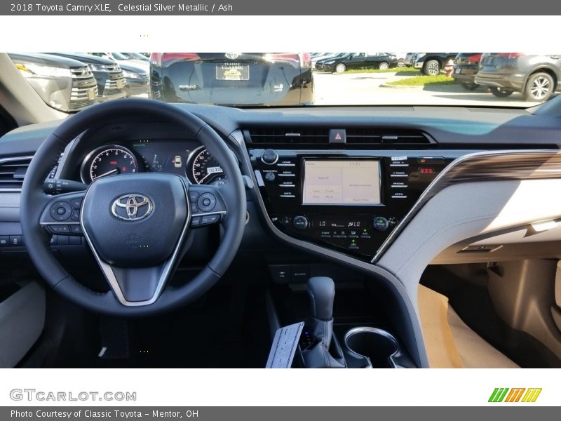 Celestial Silver Metallic / Ash 2018 Toyota Camry XLE