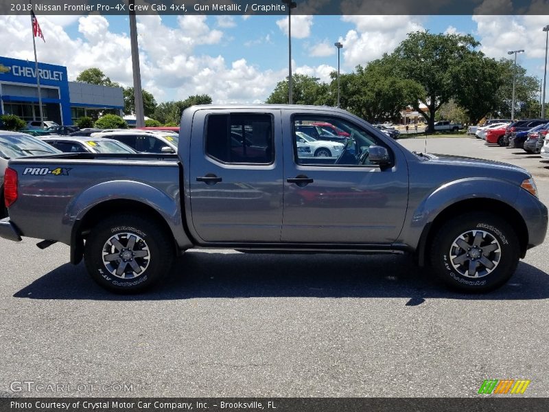 Gun Metallic / Graphite 2018 Nissan Frontier Pro-4X Crew Cab 4x4
