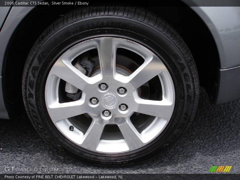 Silver Smoke / Ebony 2006 Cadillac CTS Sedan