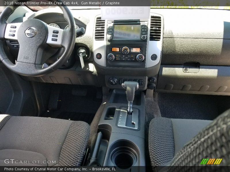 Gun Metallic / Graphite 2018 Nissan Frontier Pro-4X Crew Cab 4x4