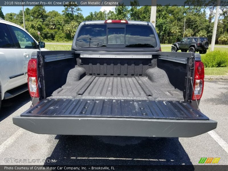 Gun Metallic / Graphite 2018 Nissan Frontier Pro-4X Crew Cab 4x4