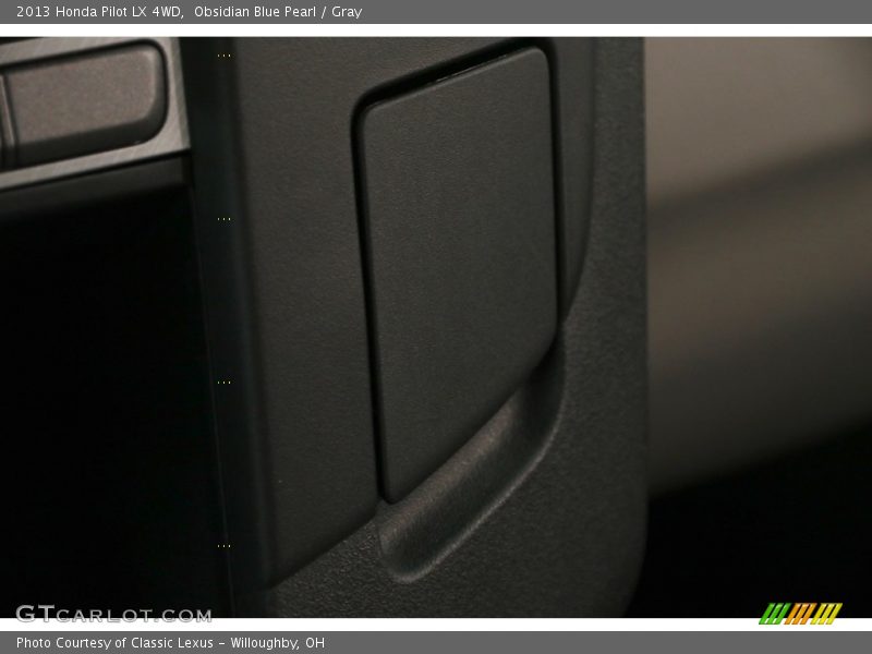 Obsidian Blue Pearl / Gray 2013 Honda Pilot LX 4WD