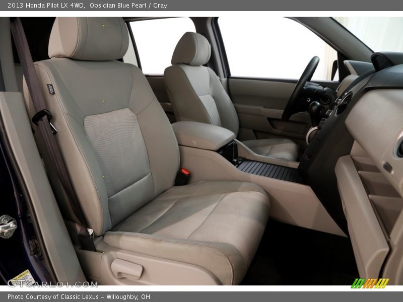 Obsidian Blue Pearl / Gray 2013 Honda Pilot LX 4WD