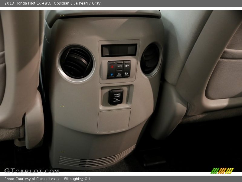 Obsidian Blue Pearl / Gray 2013 Honda Pilot LX 4WD