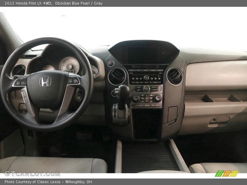 Obsidian Blue Pearl / Gray 2013 Honda Pilot LX 4WD