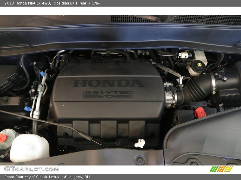 Obsidian Blue Pearl / Gray 2013 Honda Pilot LX 4WD
