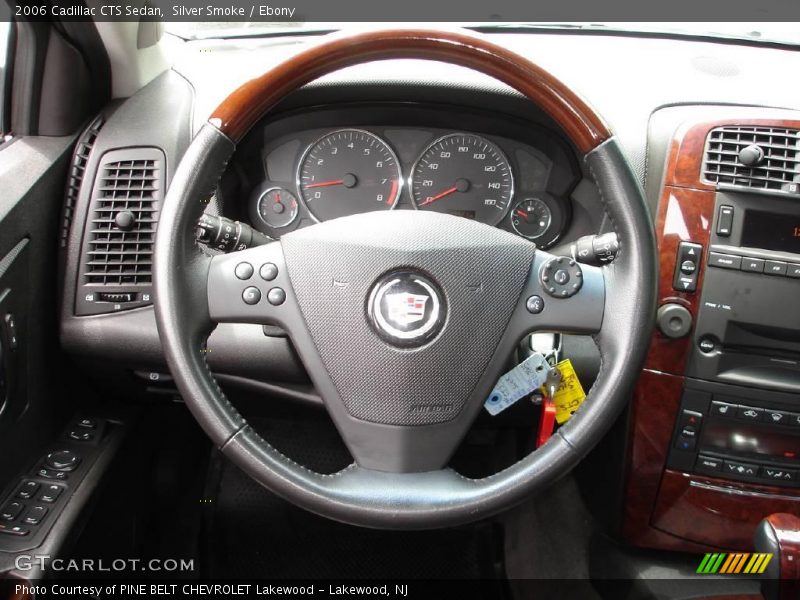 Silver Smoke / Ebony 2006 Cadillac CTS Sedan