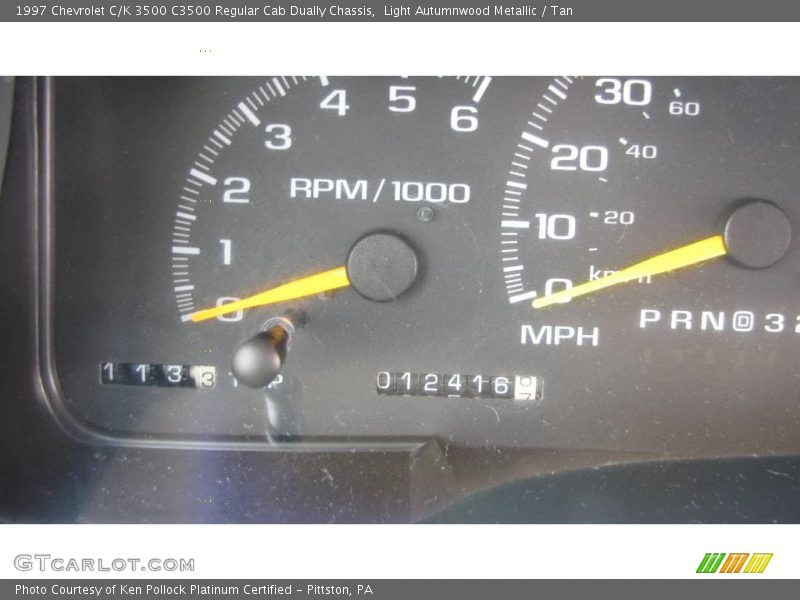 Light Autumnwood Metallic / Tan 1997 Chevrolet C/K 3500 C3500 Regular Cab Dually Chassis