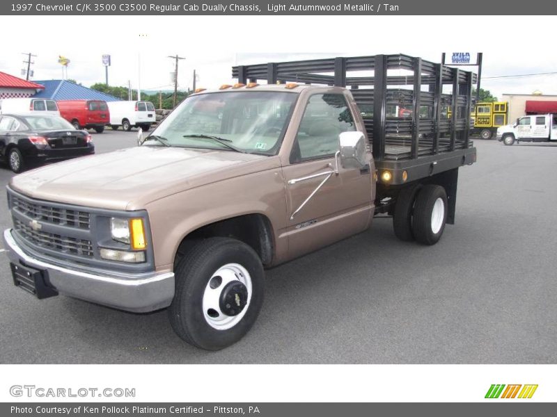 Light Autumnwood Metallic / Tan 1997 Chevrolet C/K 3500 C3500 Regular Cab Dually Chassis