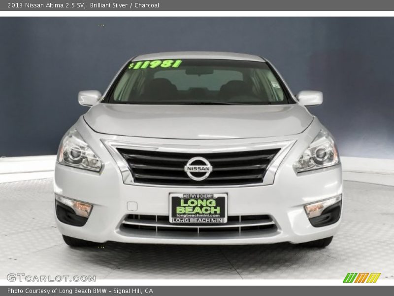 Brilliant Silver / Charcoal 2013 Nissan Altima 2.5 SV