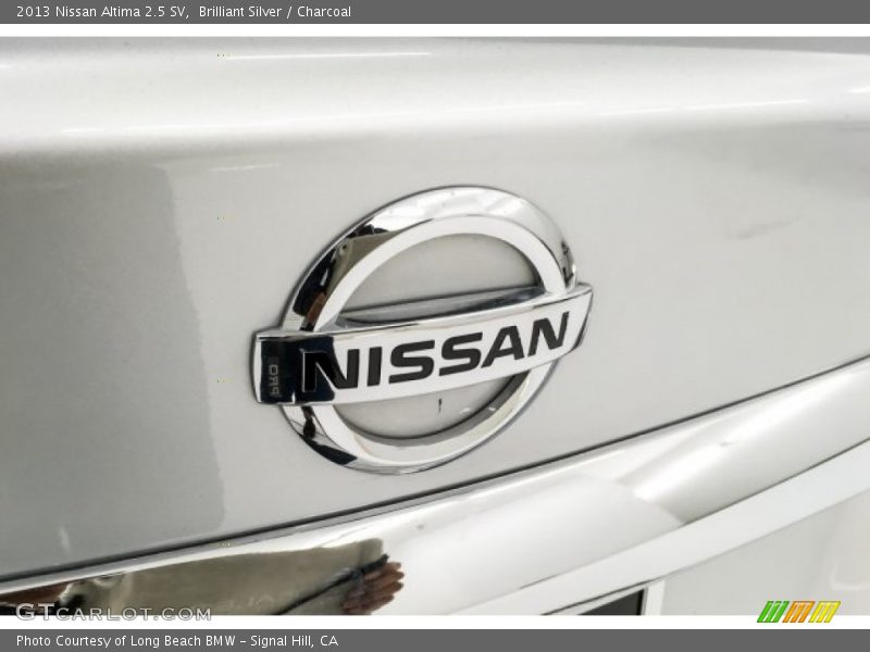 Brilliant Silver / Charcoal 2013 Nissan Altima 2.5 SV